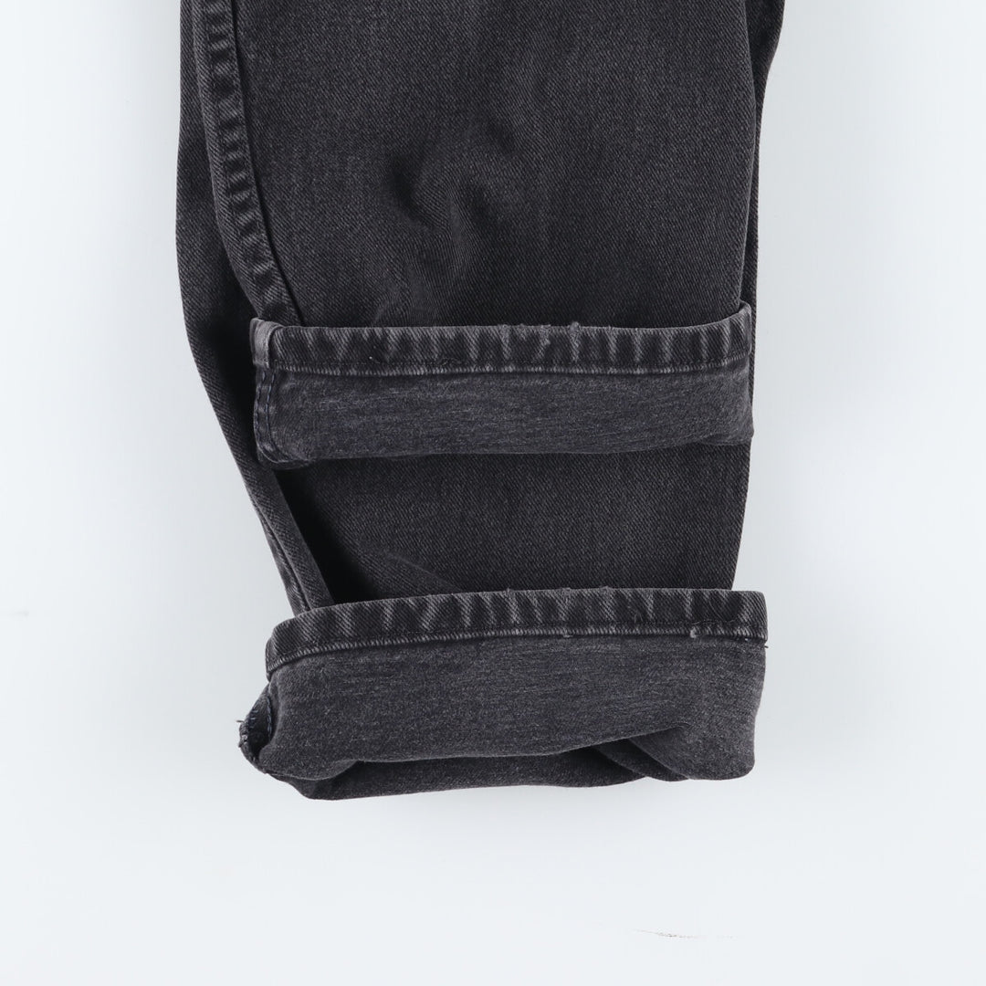 Lee REGULAR FIT Black Denim Straight Denim Pants Men's w37 cotton black type Vintage Second Hand