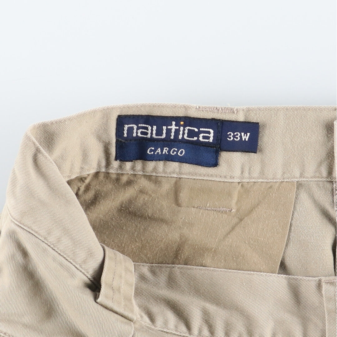 90'S Nautica Cargo One-Tuck Cargo Shorts, Half Pants, Men's, W34, Vintage /eaa460399