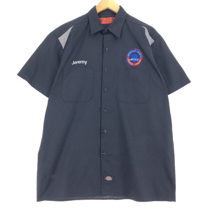 Dickies Short Sleeve Work Shirt Men's L /eaa460411