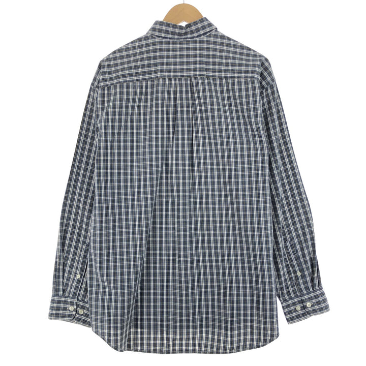 90'S GAP Old Gap Long Sleeve Button Down Check Shirt Men's L Vintage /eaa460453