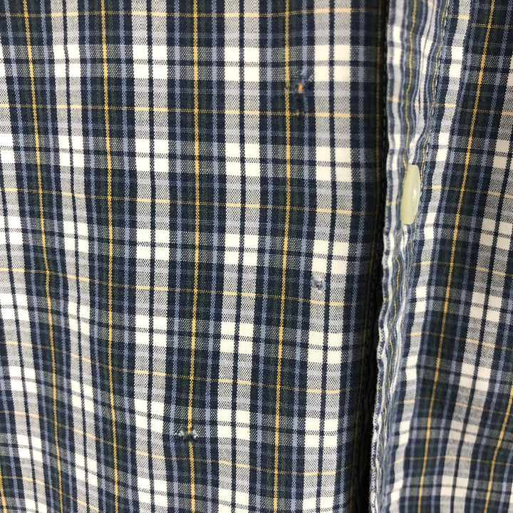 90'S GAP Old Gap Long Sleeve Button Down Check Shirt Men's L Vintage /eaa460453