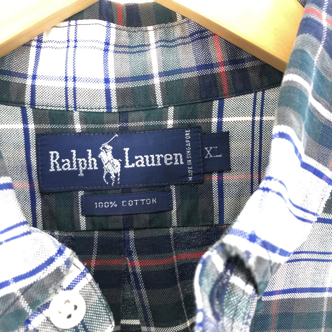 Ralph Lauren Long Sleeve Button Down Check Shirt Men's XL /eaa460465