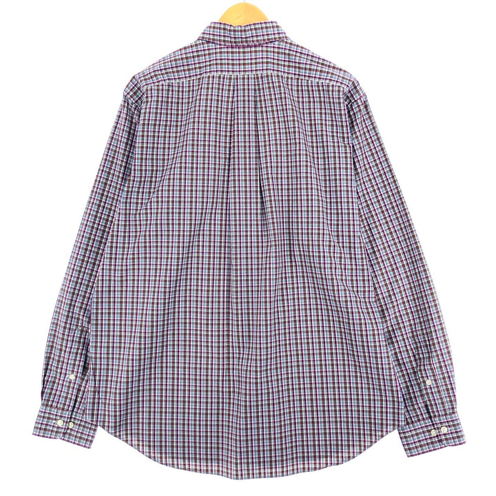 Ralph Lauren Classic Fit Long Sleeve Button Down Check Shirt Men's L /eaa460466