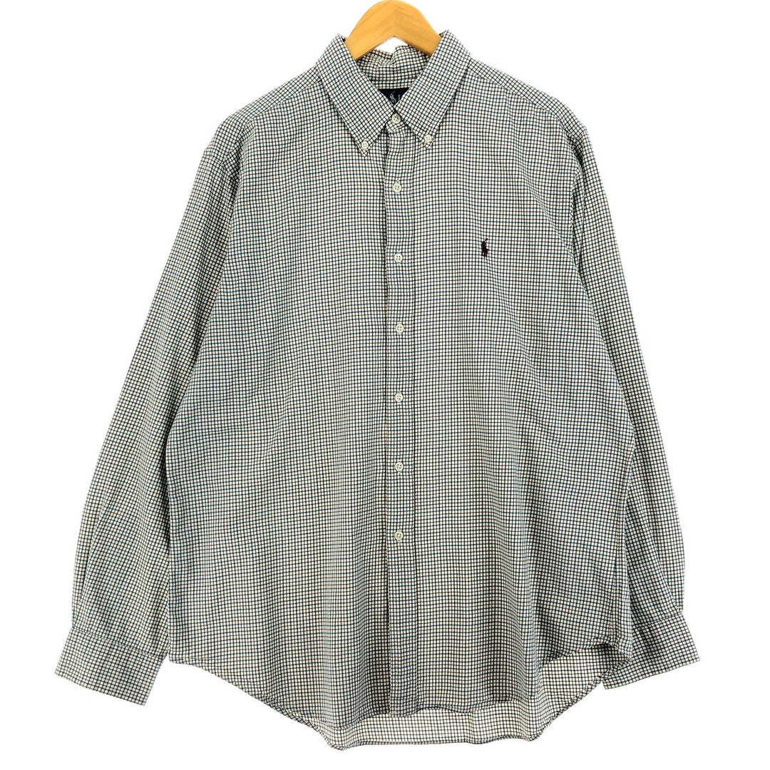 Ralph Lauren Classic Fit Long Sleeve Button Down Check Shirt Men's XL /eaa460467