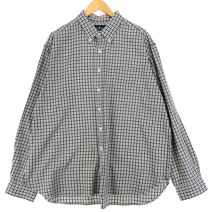 Ralph Lauren Long Sleeve Button Down Check Shirt Men's XXL /eaa460468
