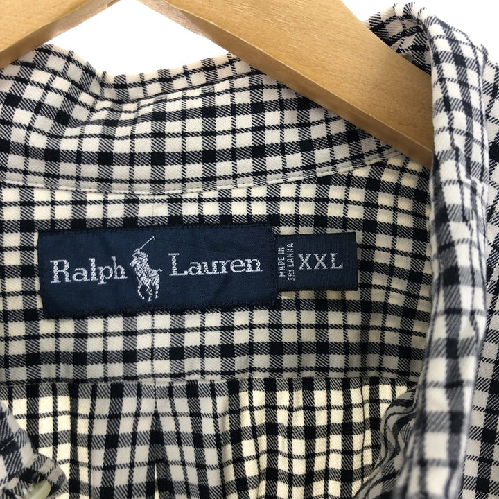 Ralph Lauren Long Sleeve Button Down Check Shirt Men's XXL /eaa460468