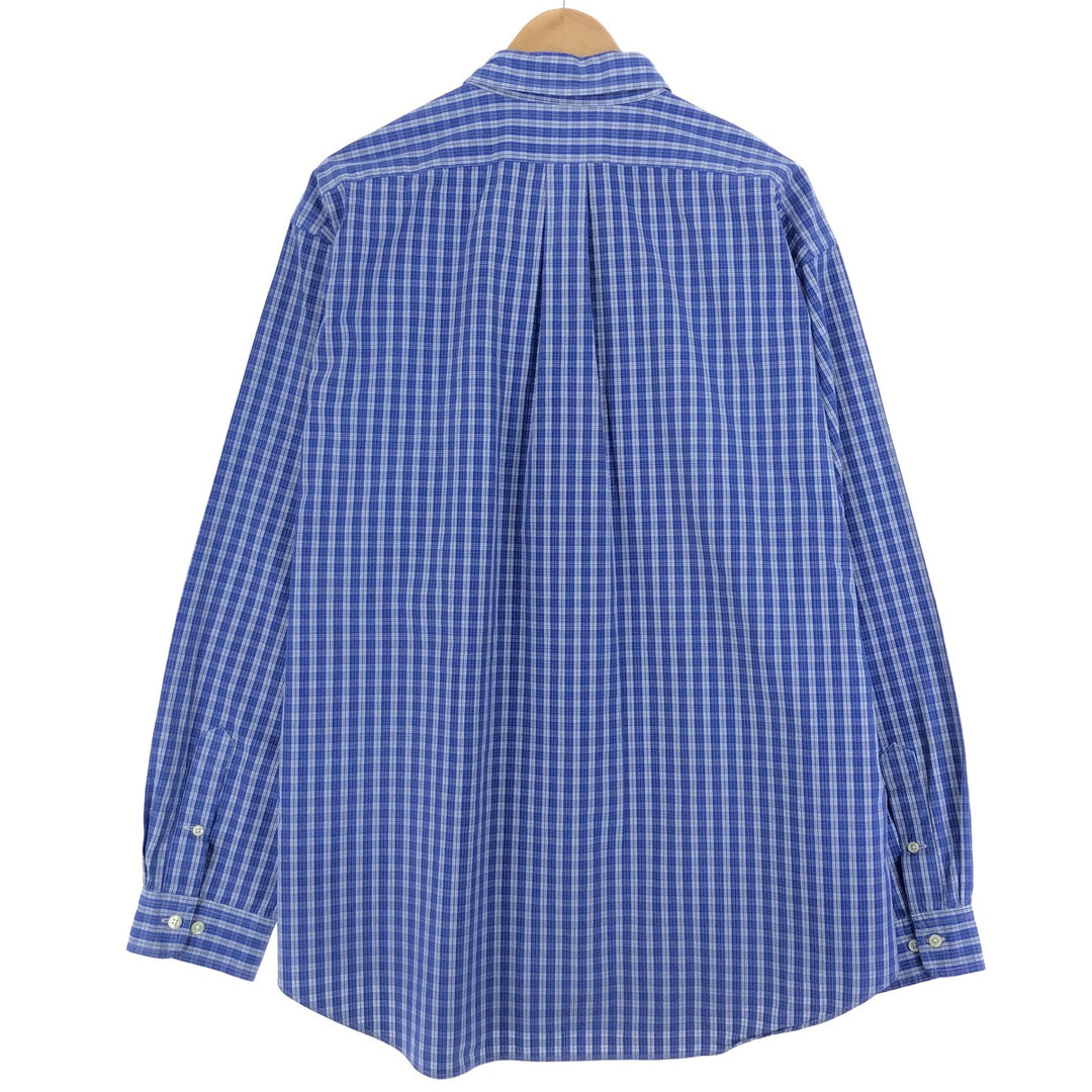 Ralph Lauren Classic Fit Long Sleeve Button Down Check Shirt Men's XXL /eaa460469