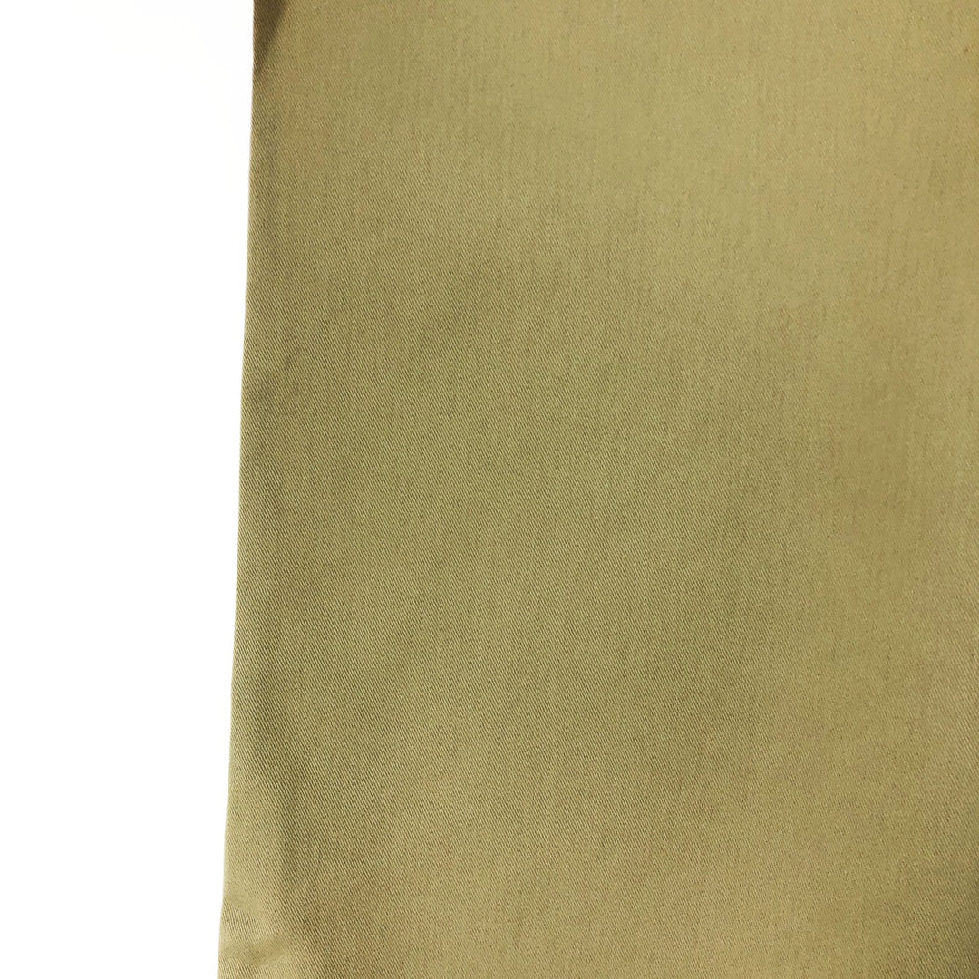 Dickies Short Sleeve Work Shirt, Men's M polyester Khaki type beige Vintage Second Hand