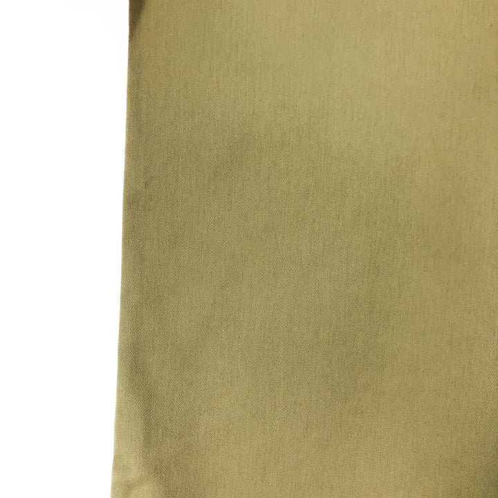 Dickies Short Sleeve Work Shirt, Men's M polyester Khaki type beige Vintage Second Hand