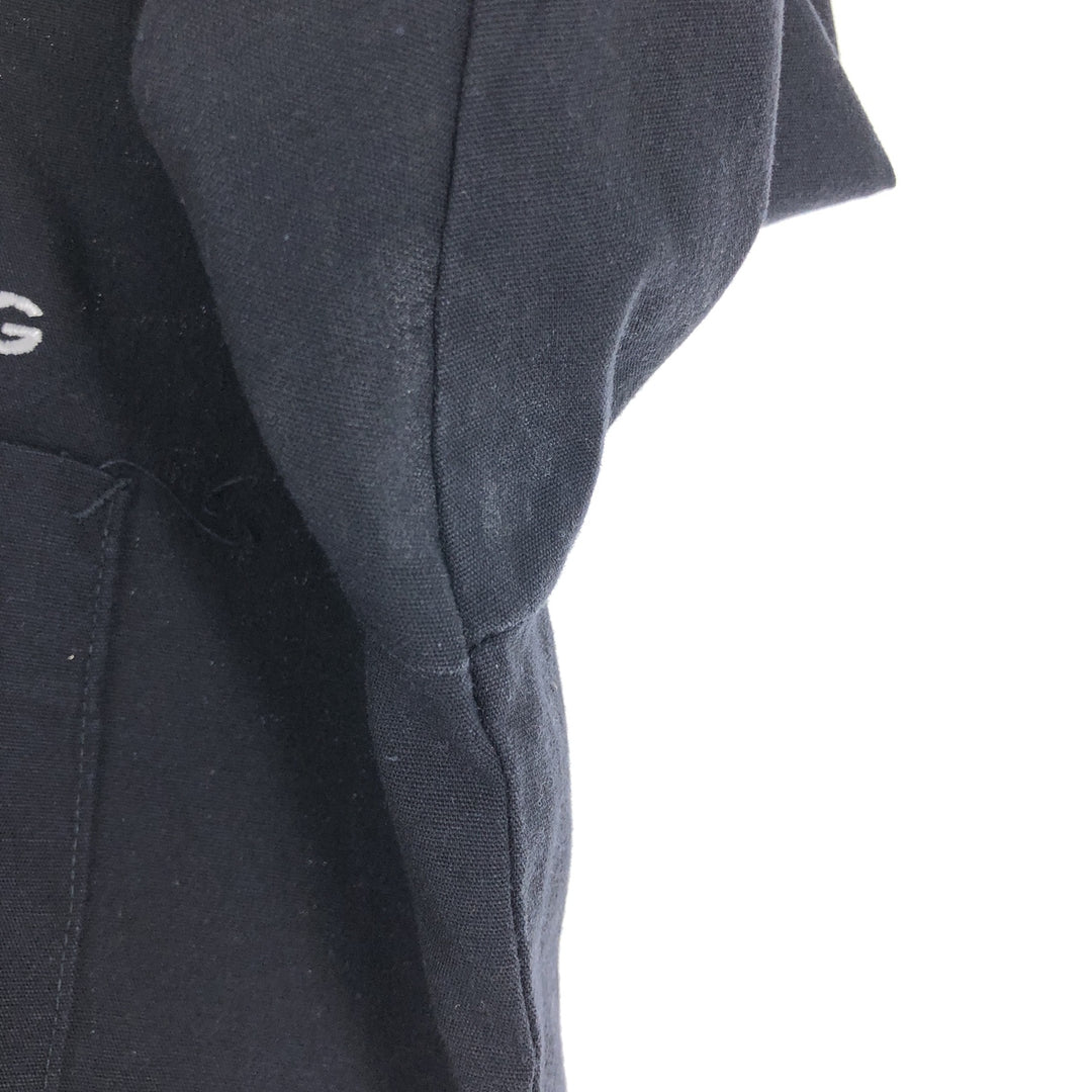 Dickies Short Sleeve Work Shirt Men's Medium Vintage polyester black type Vintage Second Hand