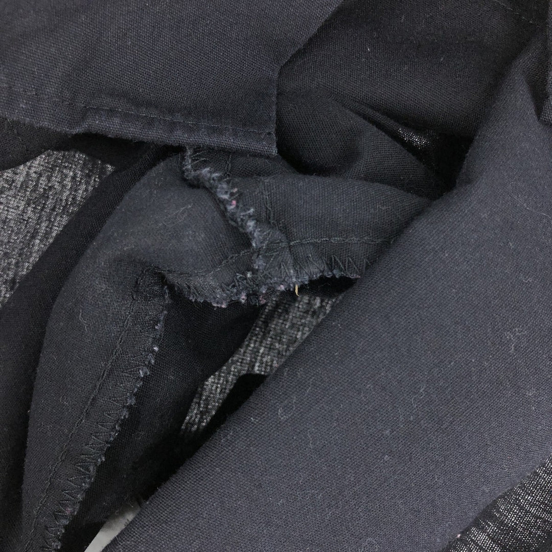 Dickies Short Sleeve Work Shirt Men's Medium Vintage polyester black type Vintage Second Hand