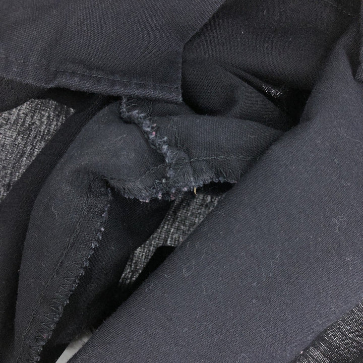 Dickies Short Sleeve Work Shirt Men's Medium Vintage polyester black type Vintage Second Hand