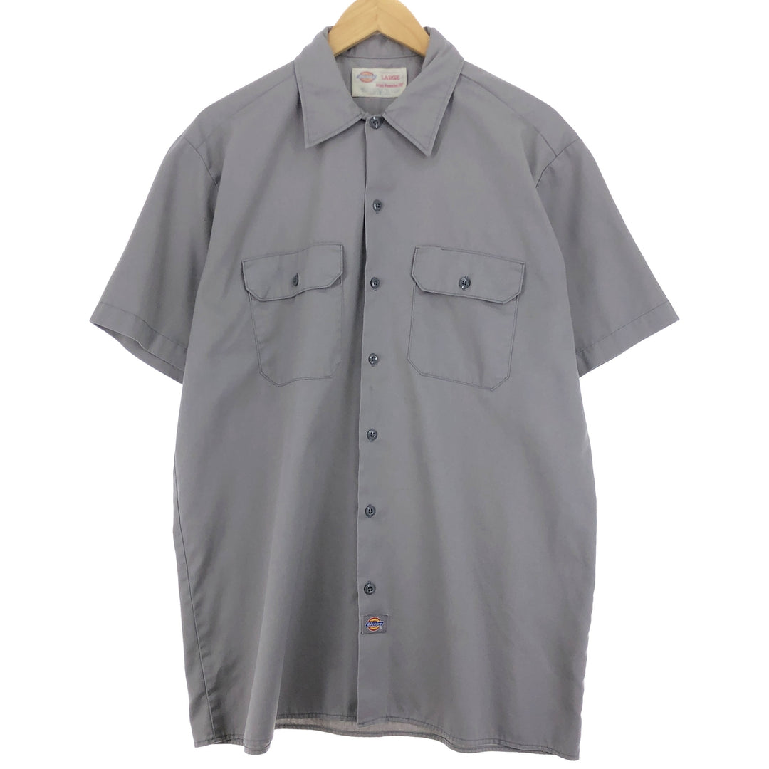Dickies Short Sleeve Work Shirt Men's L /eaa460499