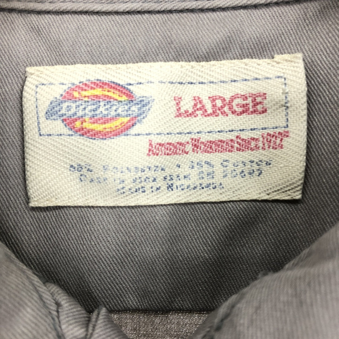 Dickies Short Sleeve Work Shirt Men's L /eaa460499