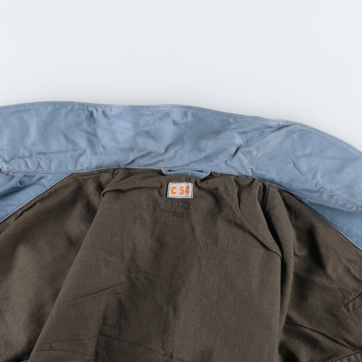 70'S Swedish military genuine M-59 military field jacket C54 men's size L vintage / eaa460588