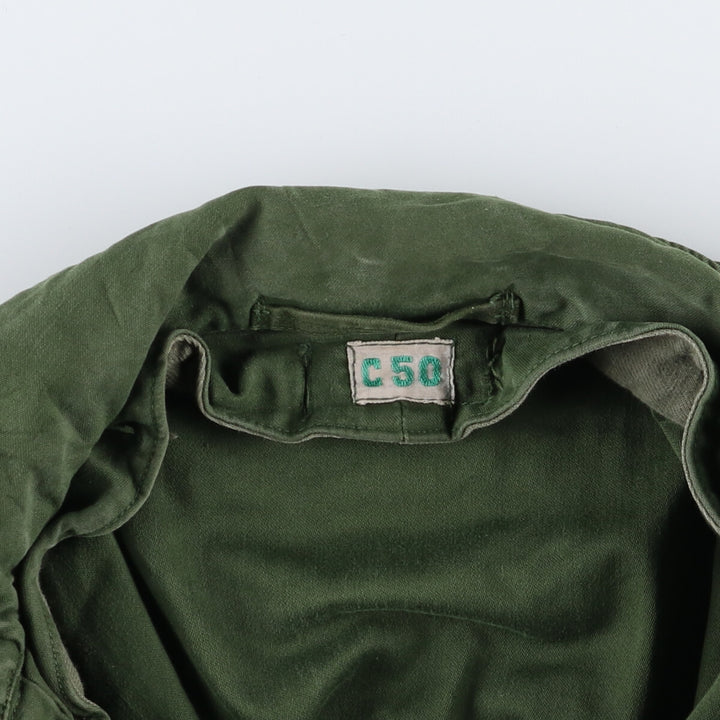 Swedish military genuine M-59 military field coat C50 men's size L vintage / eaa460595