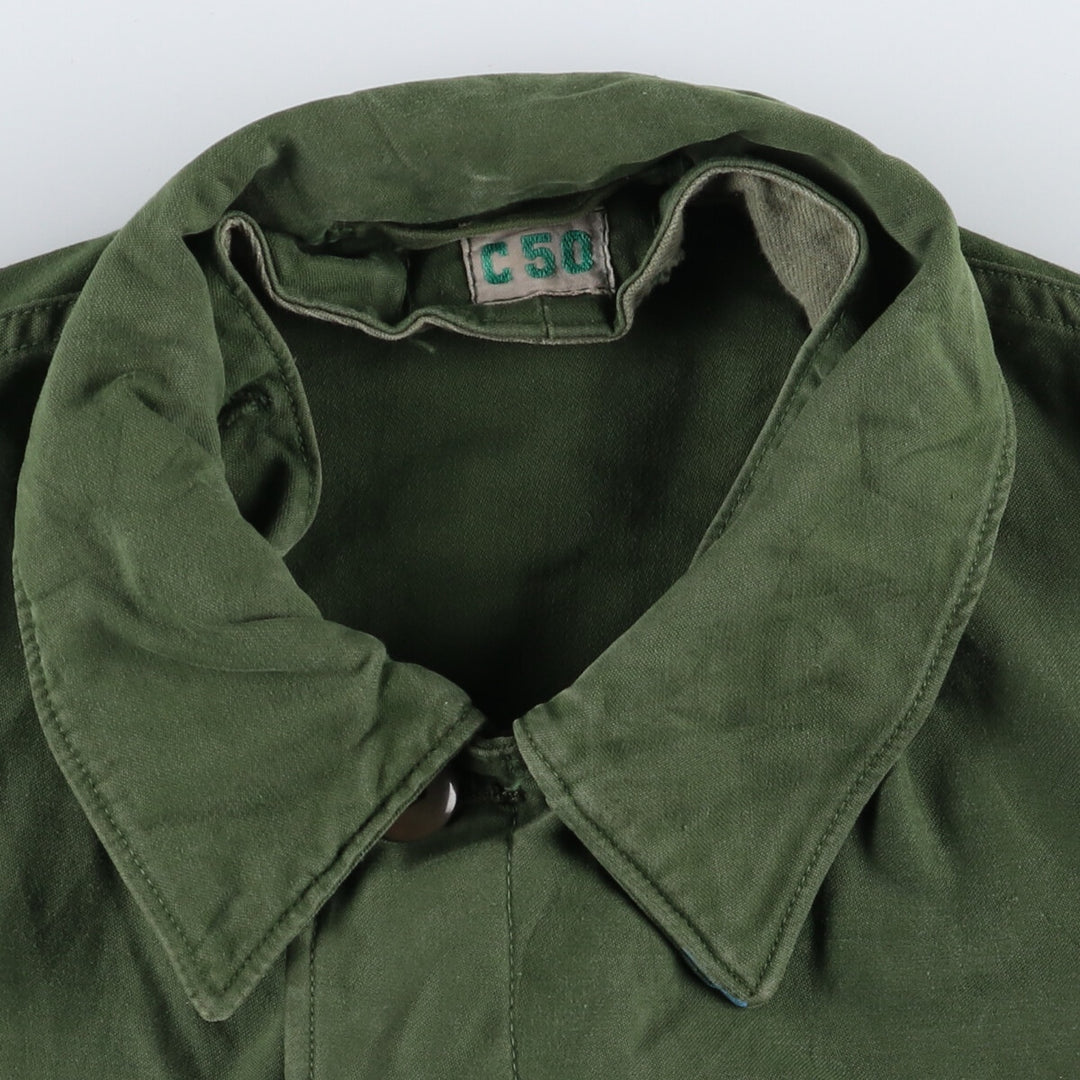 Swedish military genuine M-59 military field coat C50 men's size L vintage / eaa460595