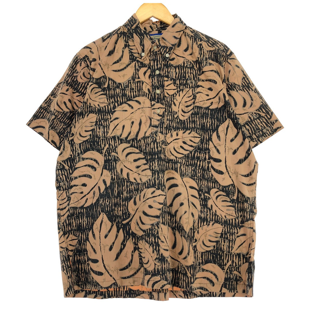 Reyn Spooner PHIL EDWARDS All-over Print Pullover Button-Down Hawaiian Aloha Shirt Made in Hawaii Men's L /eaa460612