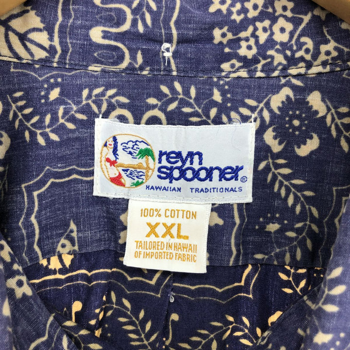 90'S Reyn Spooner Swimsuit Tag All-Over Print Lahaina Sailor Button-Down Hawaiian Aloha Shirt Made in Hawaii Men's XXL /eaa460615