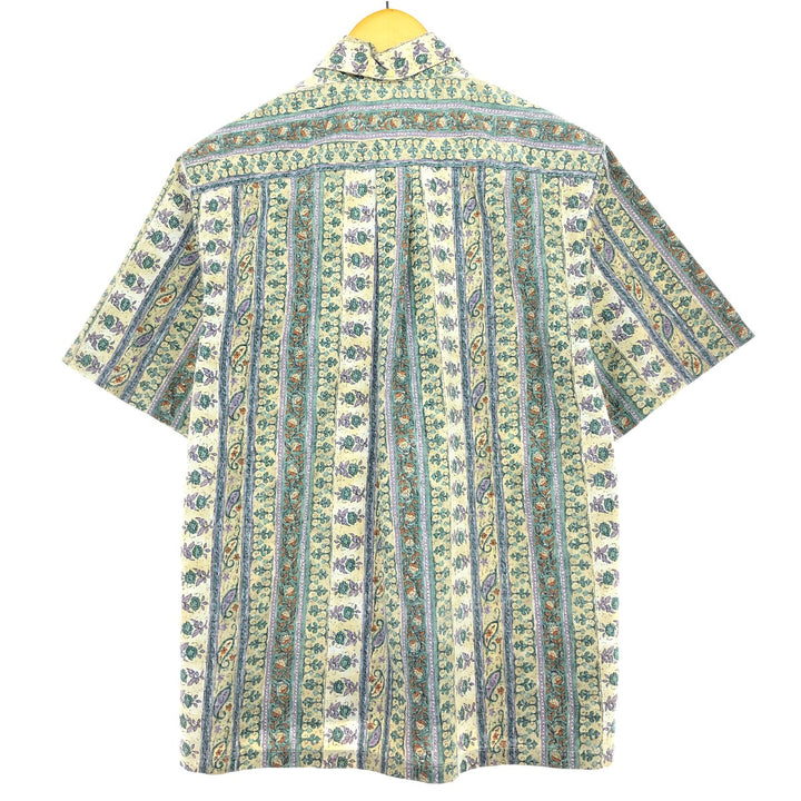 Reyn Spooner Replica Gold Tag All-Over Print Pullover Button-Down Hawaiian Aloha Shirt Made in Hawaii Men's M /eaa460622