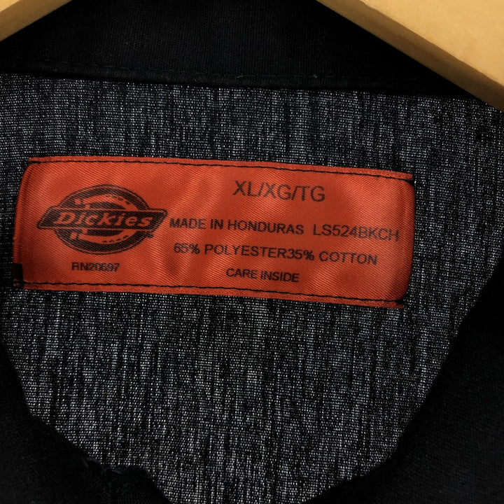 Dickies Two-tone short-sleeve work shirt, men's XL /eaa460666