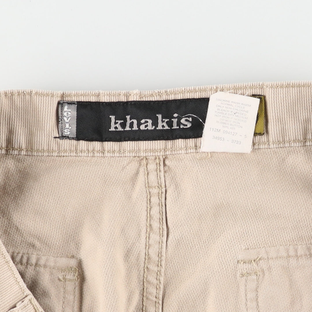 90'S Levi's SILVER TAB Khakis cargo shorts, short pants, men's size 38, vintage / eaa460707