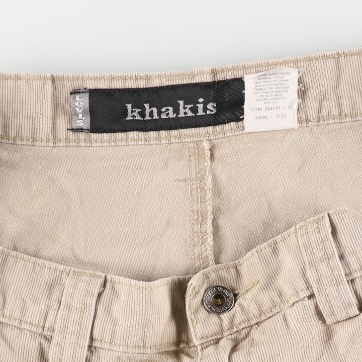 90'S Levi's SILVER TAB Khakis Cotton Shorts, Half Pants, Men's, W35, Vintage / eaa460708