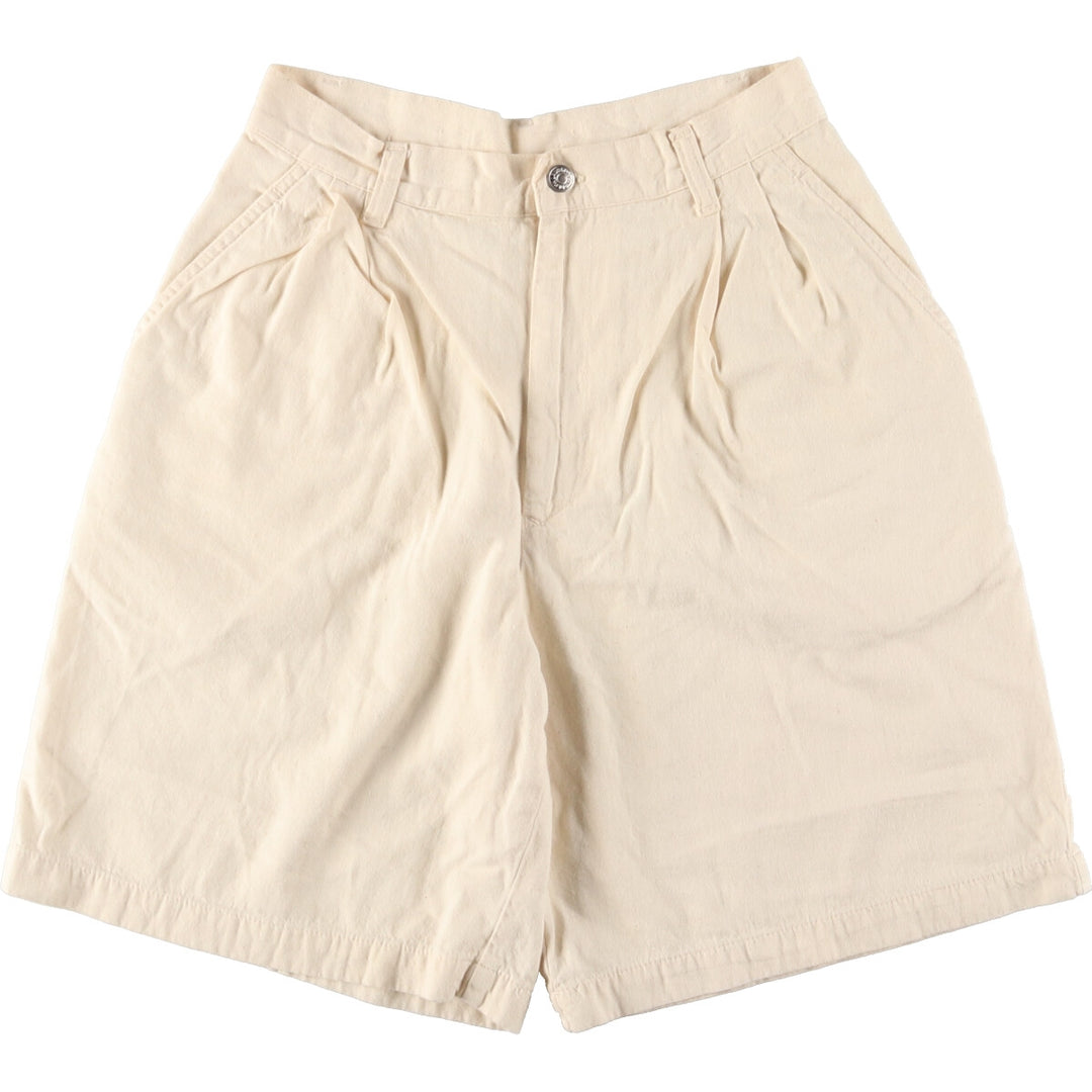 80'S Two-pleat cotton shorts, short pants, made in USA, men's w29, vintage /eaa460710