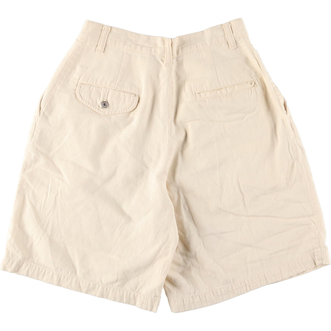 80'S Two-pleat cotton shorts, short pants, made in USA, men's w29, vintage /eaa460710