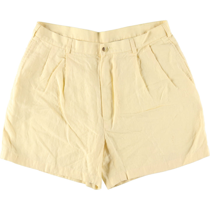 JOS A BANK Two-pleat linen shorts, short pants, men's size w35 /eaa460724