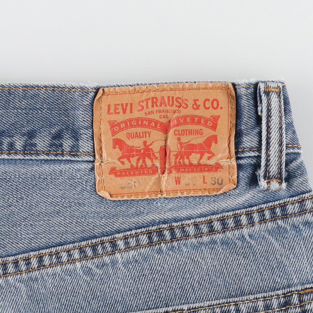 Levi's 550 tapered denim pants for men, w35 / eaa460740