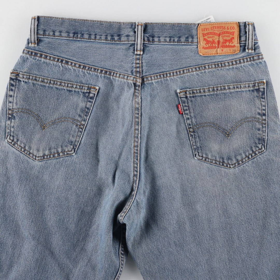 Levi's 550 tapered denim pants for men, w35 / eaa460740