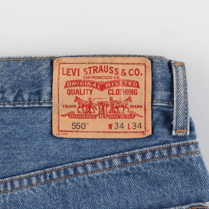 Levi's 550 Relaxed Fit Tapered Denim Pants Men's W35 / eaa460744