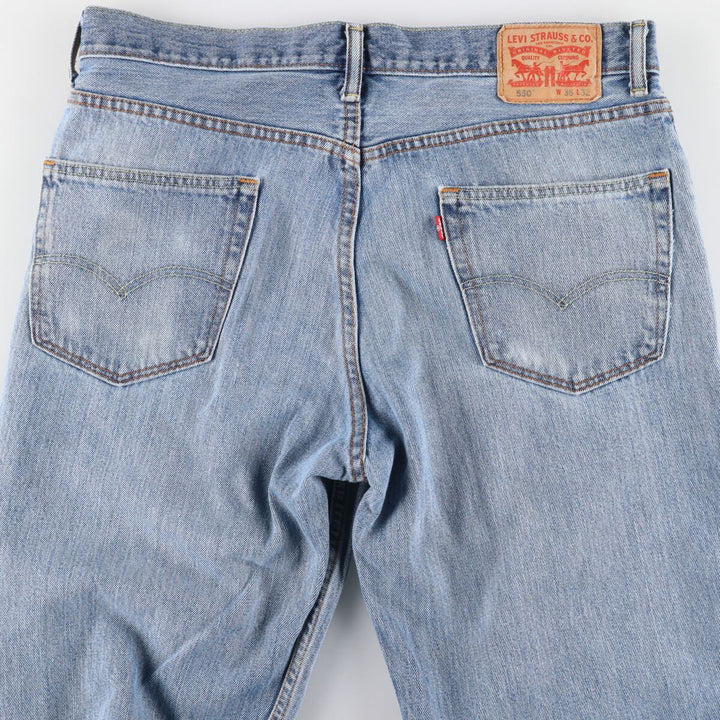 Levi's 550 tapered denim pants for men, w37 / eaa460747