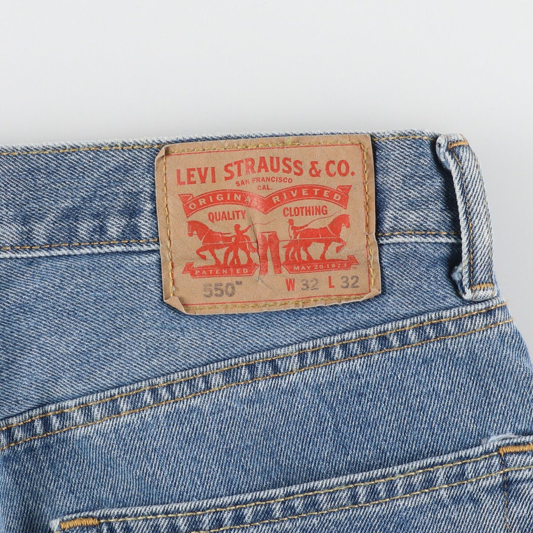 Levi's 550 tapered denim pants for men, w33 / eaa460753