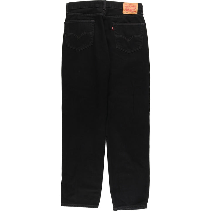 Levi's 550 Black Denim Tapered Denim Pants Men's W33 / eaa460754