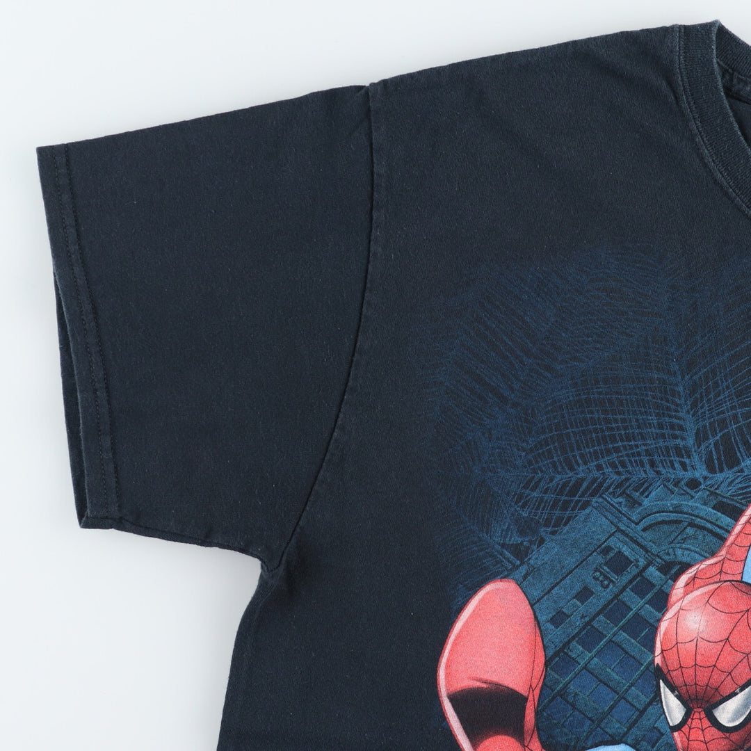 UNIVERSAL STUDIOS SPIDER MAN Spiderman Large Print Character Print T-Shirt Men's L /eaa460895