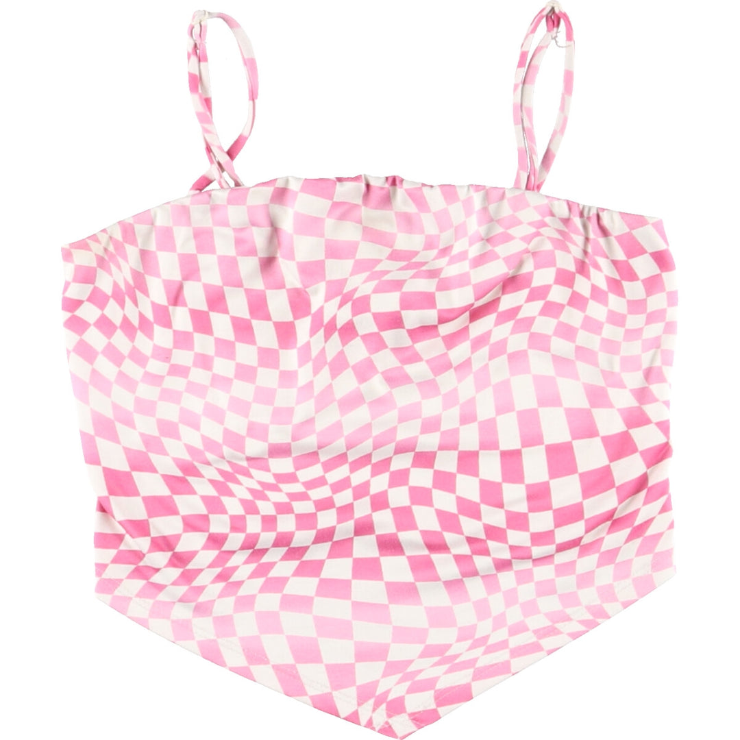 self esteem all-over checkered flag camisole for women S /eaa460943