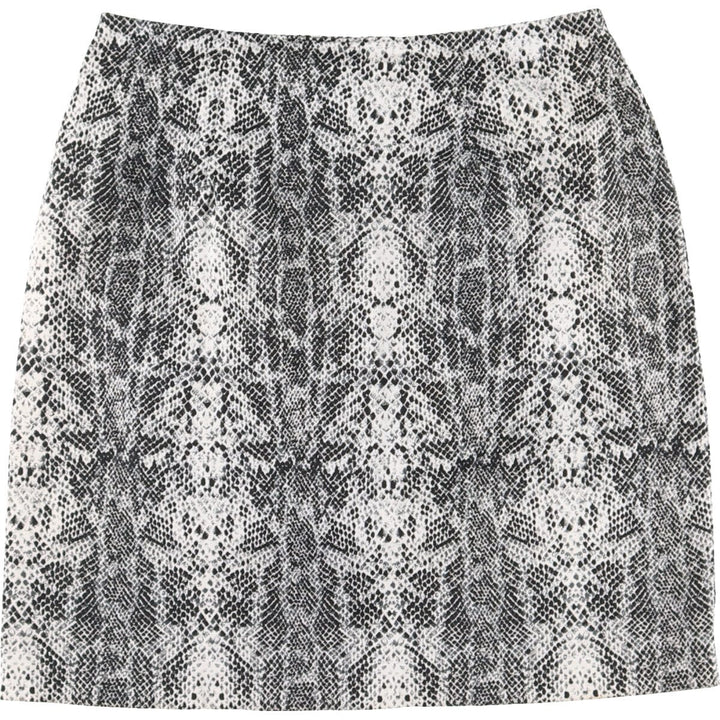 GEMILLI Snake Pattern Python Pattern Cotton Tight Mini Skirt Made in USA Women's L /eaa460982