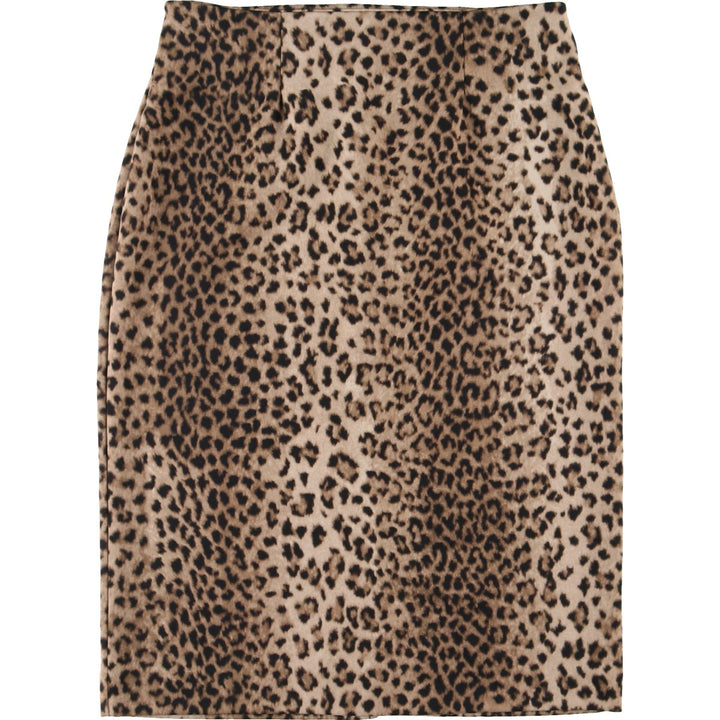 nicole Leopard Pattern Half-length Tight Skirt Women's L /eaa460983