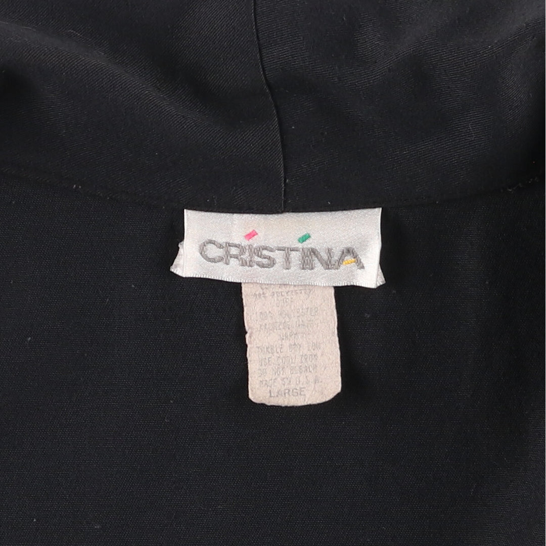 CRISTINA Easy Jacket Tailored Jacket Made in USA Women's L /eaa460992