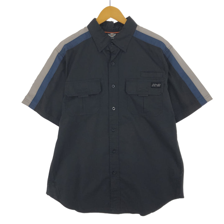 Harley-Davidson Short Sleeve Work Shirt Men's L /eaa461034