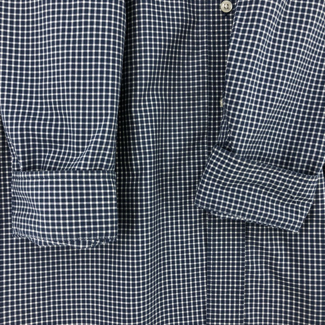 00'S LLBean Long Sleeve Button-Down Check Shirt Men's M /eaa461050