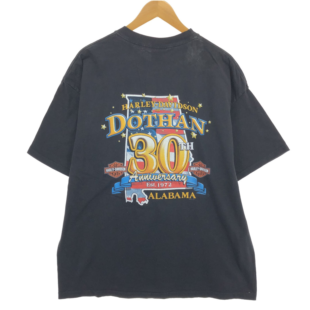 00'S Harley-Davidson Hanes Motorcycle Bike T-shirt Made in USA Men's XL /eaa461092