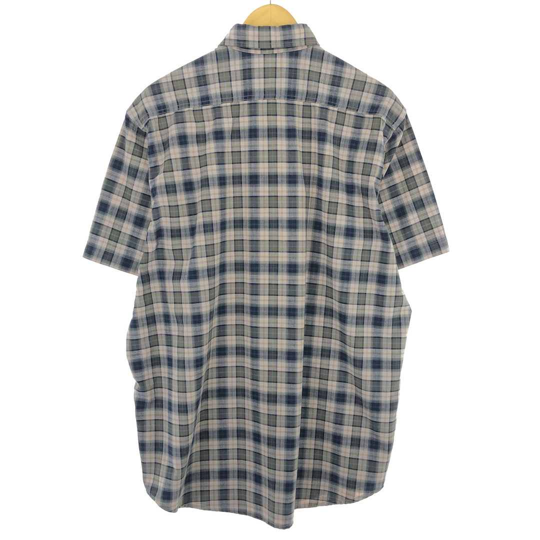 Carhartt Button-down Check Pattern Short Sleeve Work Shirt Men's XL /eaa461101