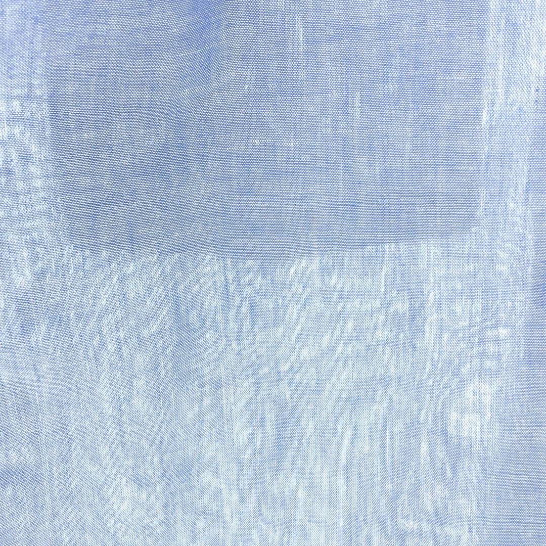 80'S Dickies Long Sleeve Work Shirt Made in USA Men's L polyester blue type Vintage Second Hand