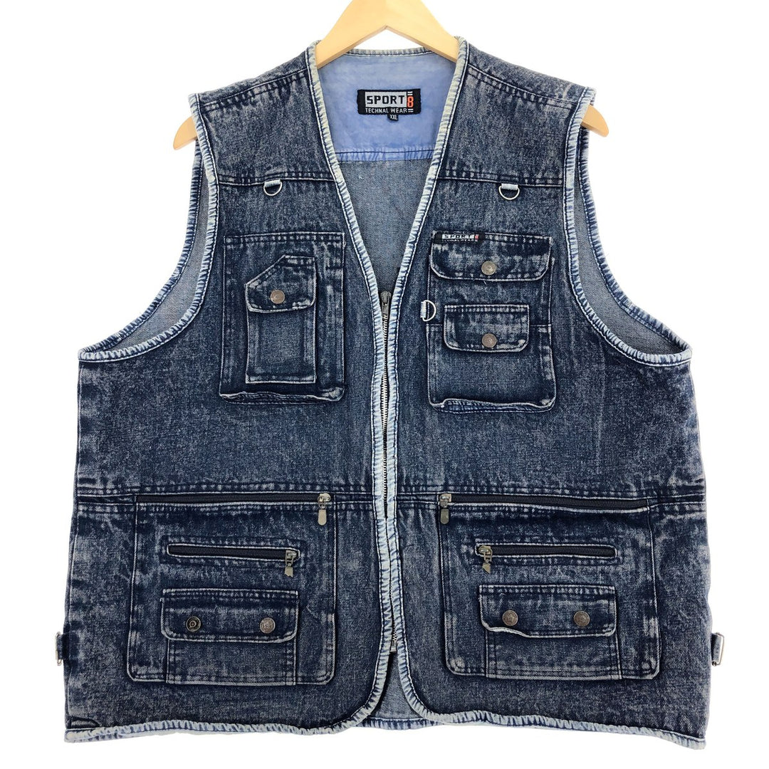 SPORT8 Denim Fishing Vest Men's XXL /eaa461230