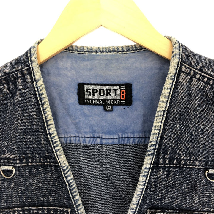 SPORT8 Denim Fishing Vest Men's XXL /eaa461230