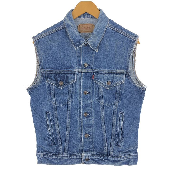 90'S Levi's 71506-0216 denim vest made in USA, men's size M /eaa461233