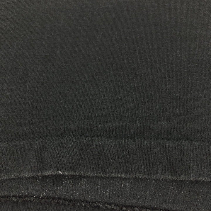 90'S Anvil High Neck Long T-Shirt, Made in USA, Men's L, Vintage cotton black type Vintage Second Hand